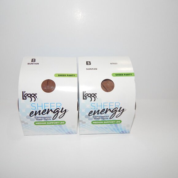 6 - B- L'eggs Sheer Energy Sheer Panty Stockings Leggs Pantyhose Bundle - Picture 3 of 4